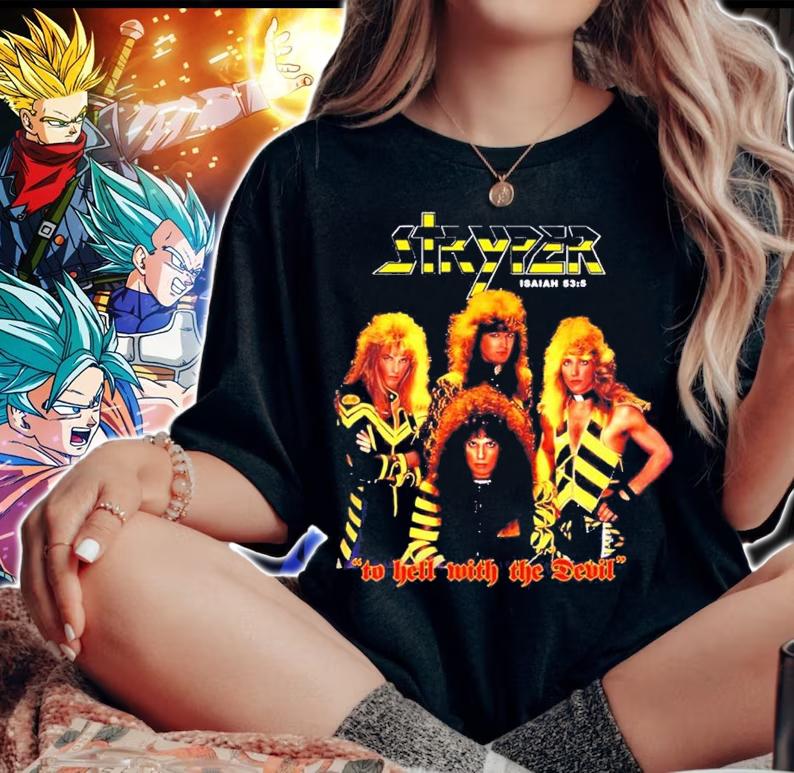 Stryper To Hell With The Devil shirt t-shirt woman shirt