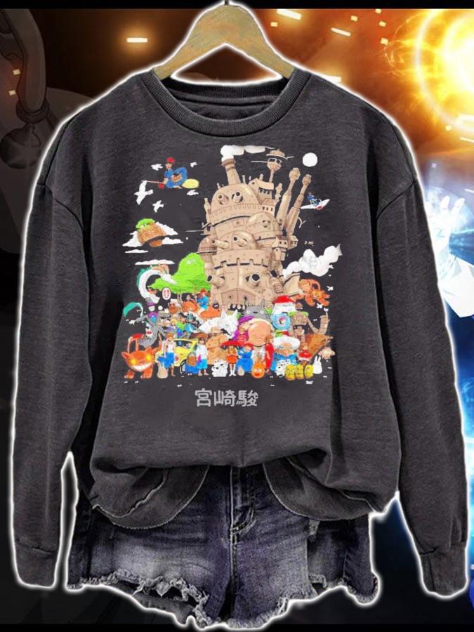 Studio Ghibli Movie Characters Shirt t-shirt sweatshirt