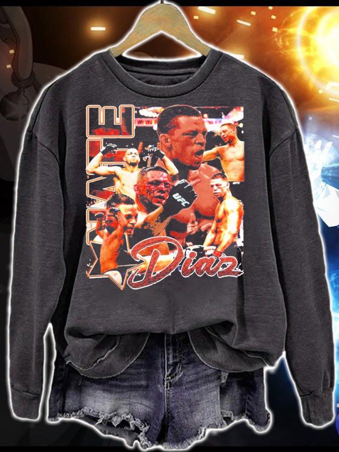 UFC Nate Diaz vintage retro shirt t-shirt sweatshirt
