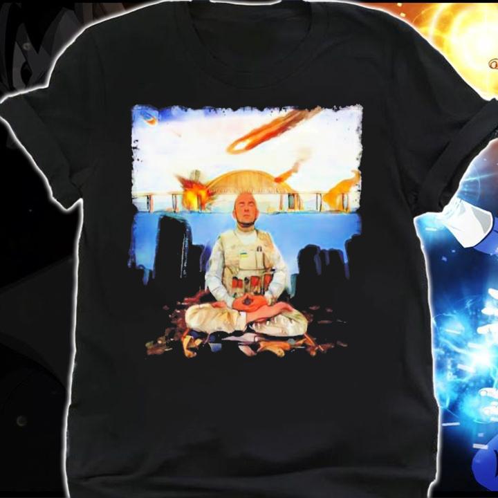 Ukrainian Yoga Meditating Soldier Shirt t-shirt shirt