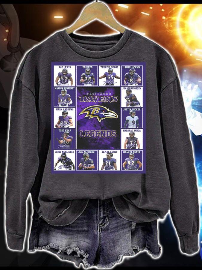 Baltimore Ravens Legends Best Players Signatures t-shirt sweatshirt