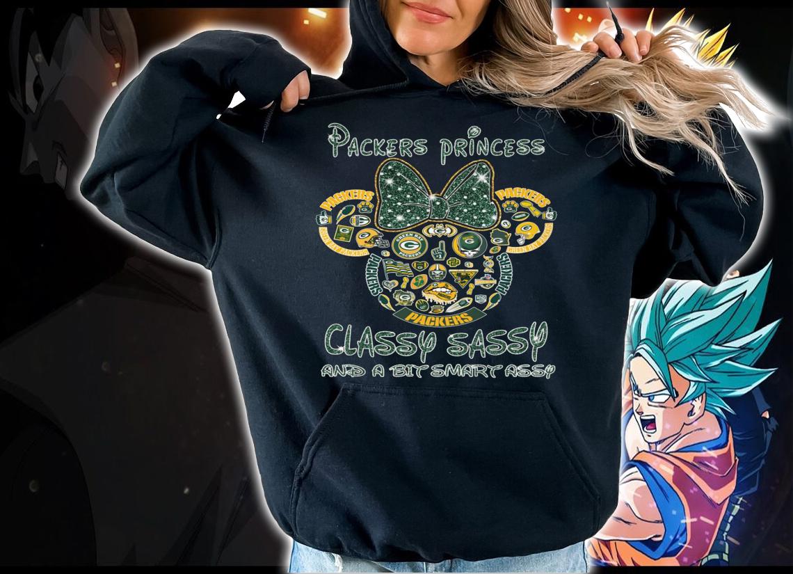 Minnie Mouse Green Bay Packers Princess Classy Sassy And A Bit Smart Assy t-shirt hoodie