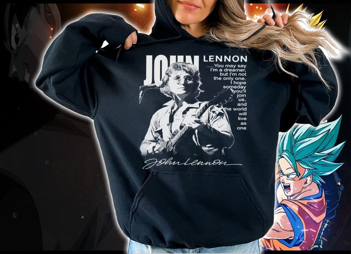 The Beatles John Lennon Imagine Signature t-shirt hoodie
