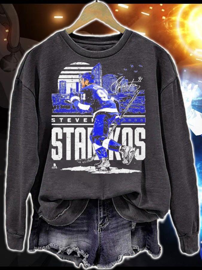 Steven Stamkos Tampa Bay Player Skyline Hockey Shirt t-shirt sweatshirt