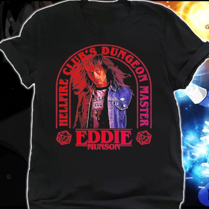 Stranger Things 4 Eddie Munson Hellfire Club Dungeon Master Shirt t-shirt shirt