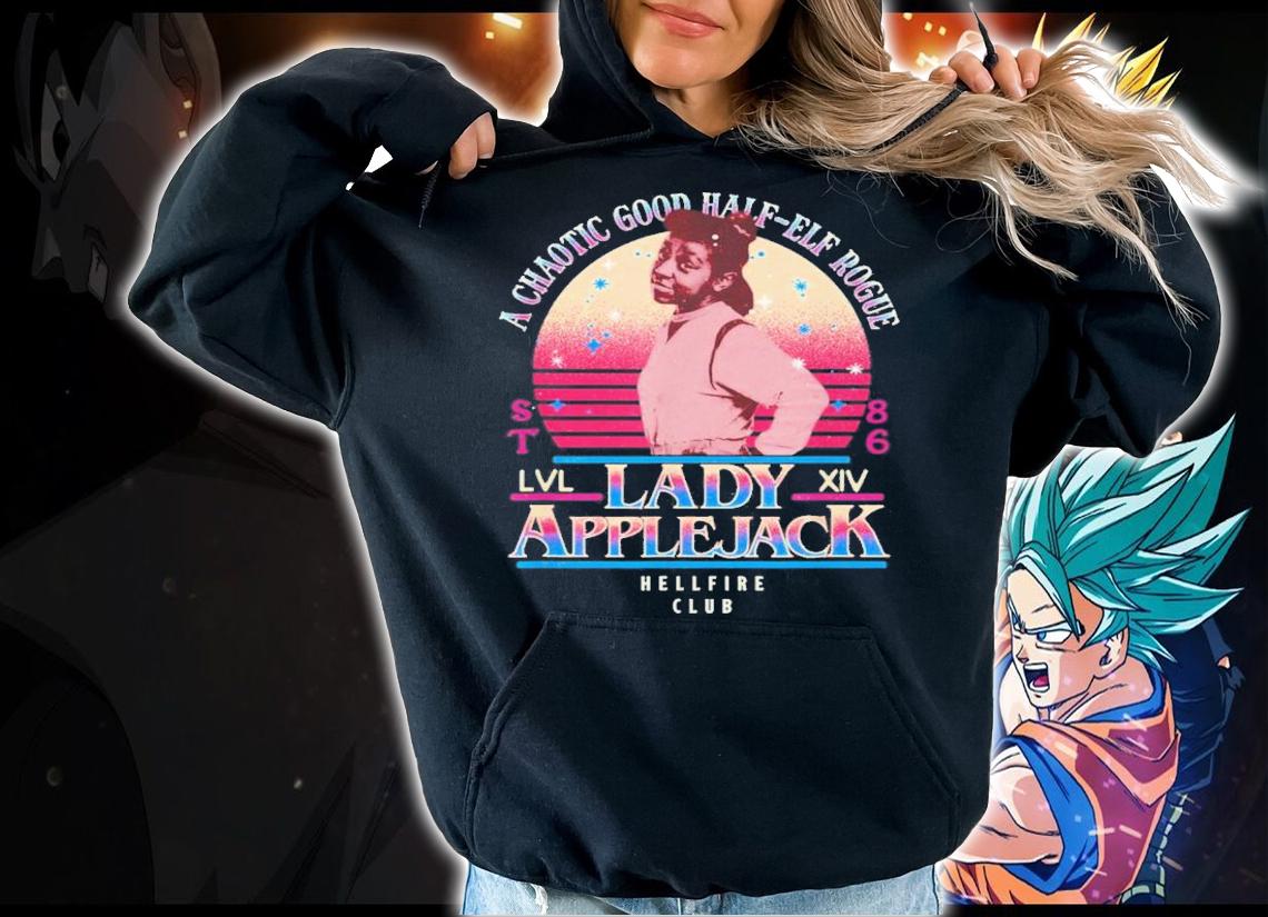 Stranger Things 4 Erica Lady Applejack Hellfire Club Poster T-Shirt t-shirt hoodie