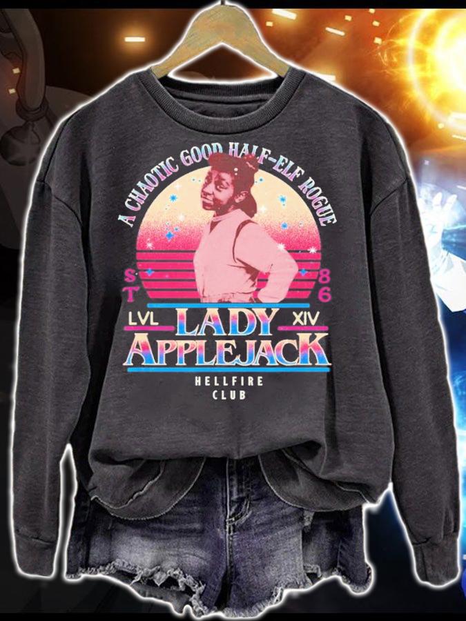 Stranger Things 4 Erica Lady Applejack Hellfire Club Poster T-Shirt t-shirt sweatshirt