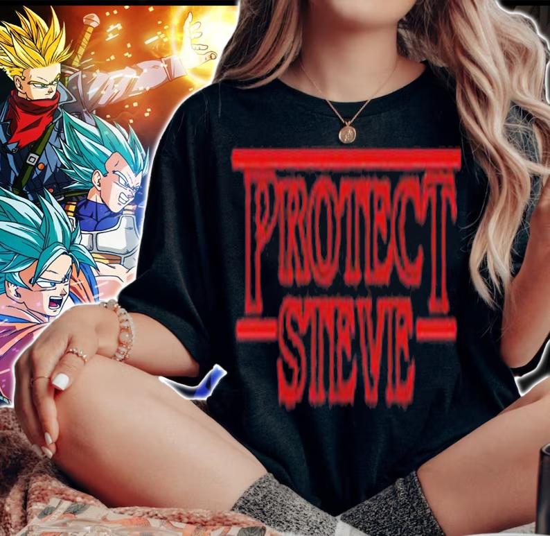 Stranger Things Protect Steve T-shirt t-shirt woman shirt