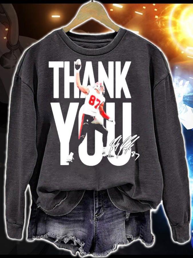 Tampa Bay Buccaneers Thank You Rob Gronkowski 87 Signature Shirt t-shirt sweatshirt
