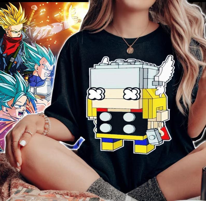 The God Of Thunder Brick Head Thor Love And Thunder Shirt t-shirt woman shirt