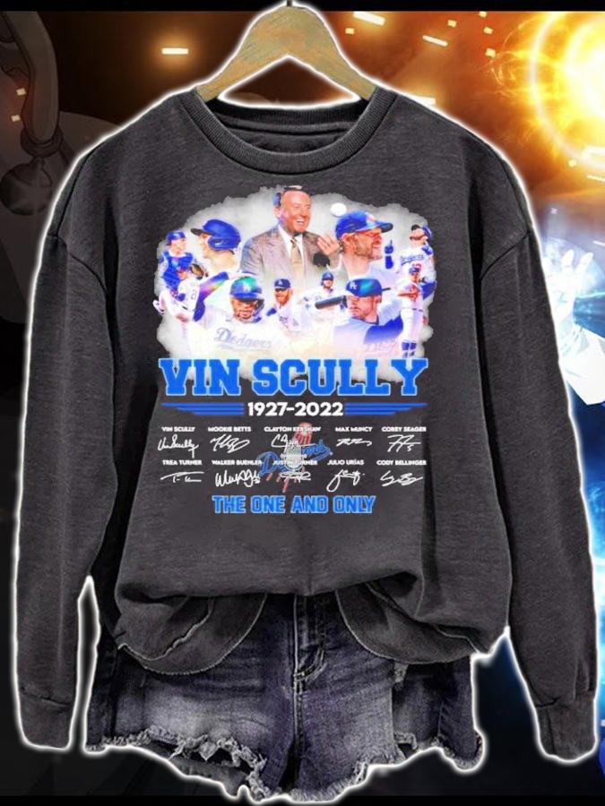 Vin Scully 1927-2022 Signatures The One And Only Shirt t-shirt sweatshirt