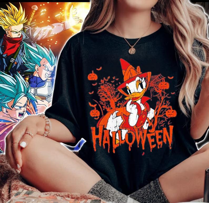 Vintage Disney Donald Duck Halloween 2022 T-Shirt t-shirt woman shirt