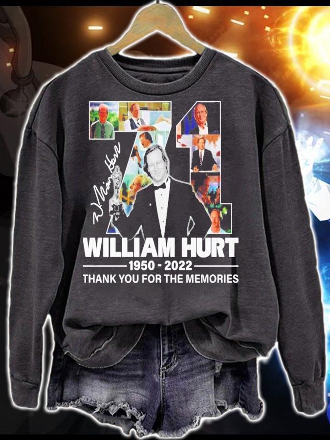 71 Years William Hurt 1950-2022 Signatures Thank You For The Memories Shirt t-shirt sweatshirt