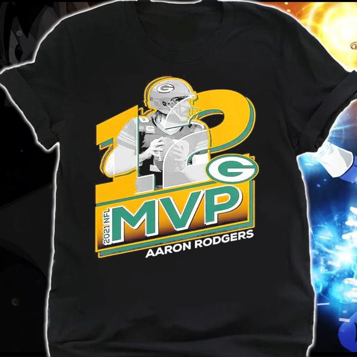 Aaron Rodgers MVP Green Bay Packers 2021 NFL Shirt t-shirt shirt