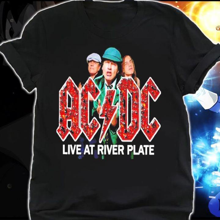 ACDC Rock Band Live At River Plate Shirt t-shirt shirt