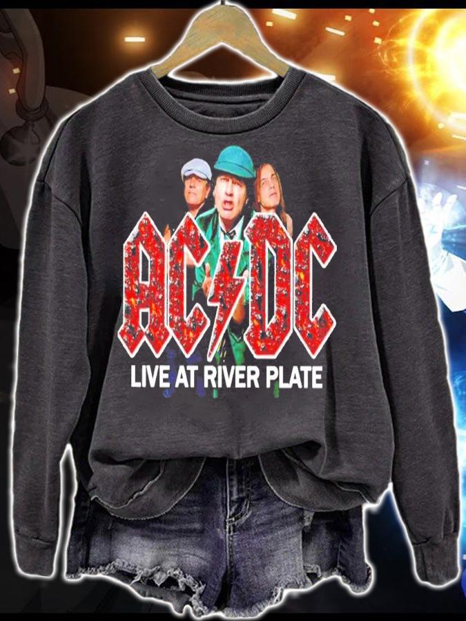 ACDC Rock Band Live At River Plate Shirt t-shirt sweatshirt