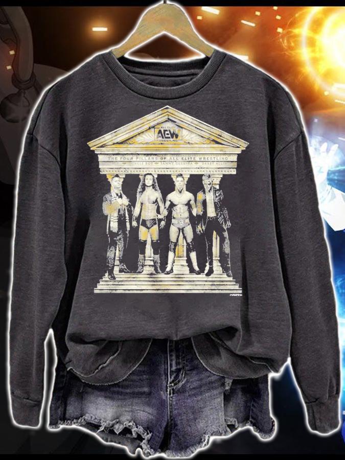 AEW The Four Pillars Of All Elite Wrestling Shirt t-shirt sweatshirt