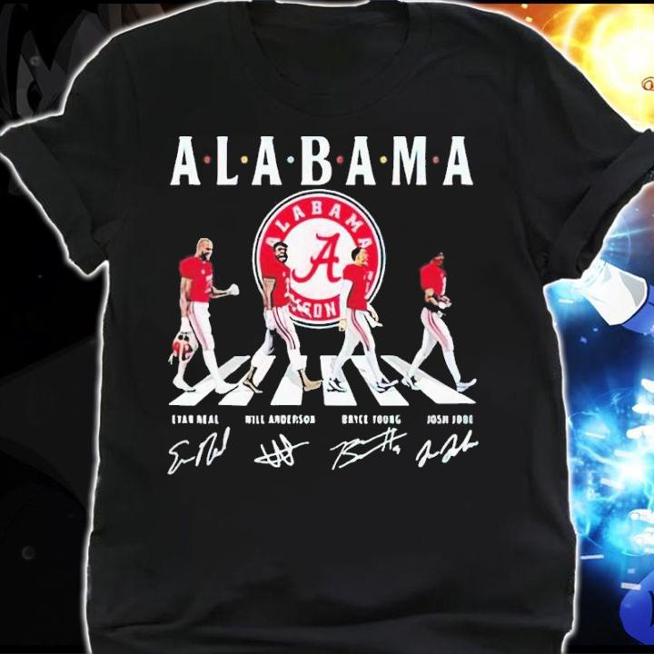 Alabama Crimson Tide Abbey Road Evan Neal Will Anderson Signatures Shirt t-shirt shirt