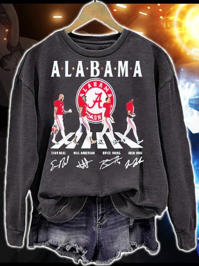 Alabama Crimson Tide Abbey Road Evan Neal Will Anderson Signatures Shirt t-shirt sweatshirt