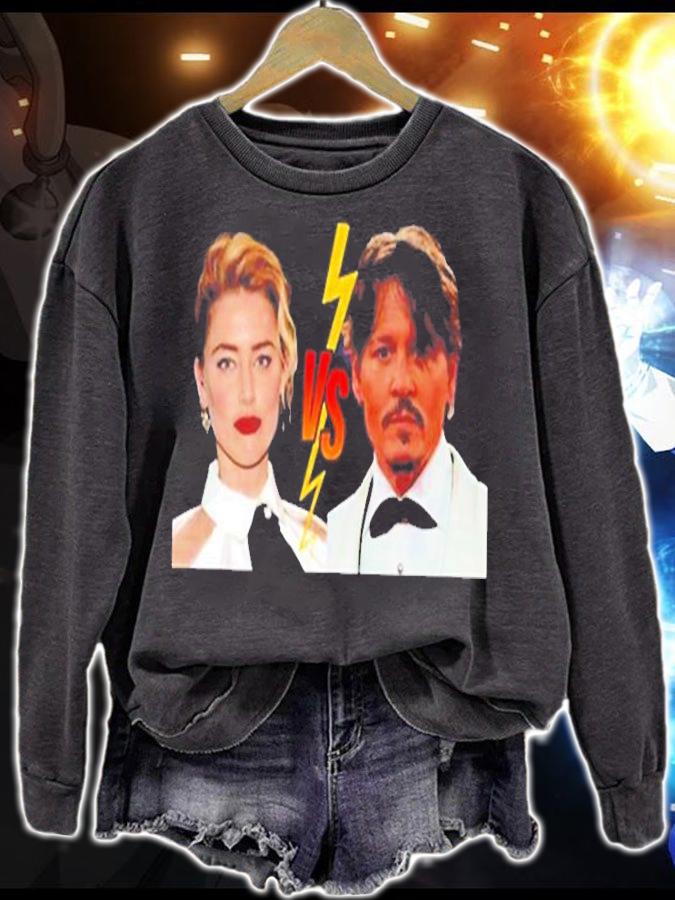 Amber Heard Vs Johnny Depp Justice For Johnny t-shirt sweatshirt