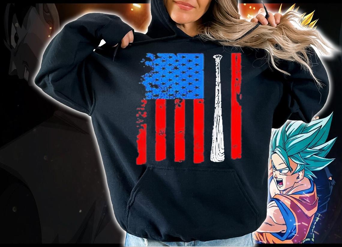 American Flag Baseball T-Shirt t-shirt hoodie