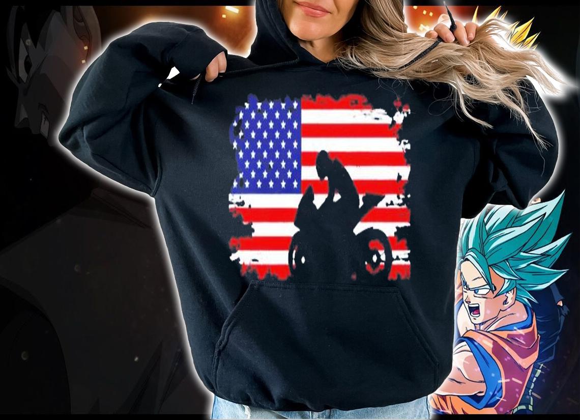 American Flag Motorcycle Apparel T-Shirt t-shirt hoodie