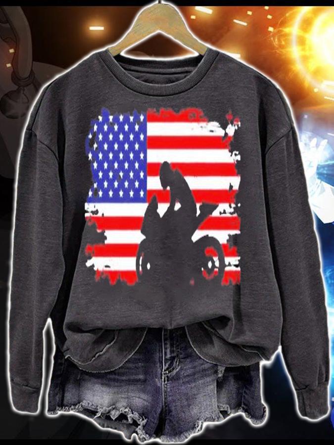 American Flag Motorcycle Apparel T-Shirt t-shirt sweatshirt