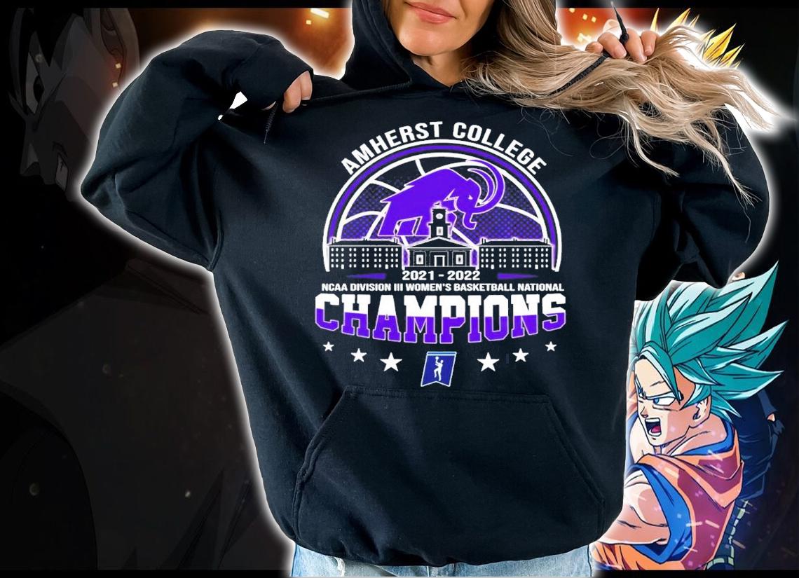 Amherst College NCAA Division III Men's Basketball National Champions 2021-2022 Shirt t-shirt hoodie