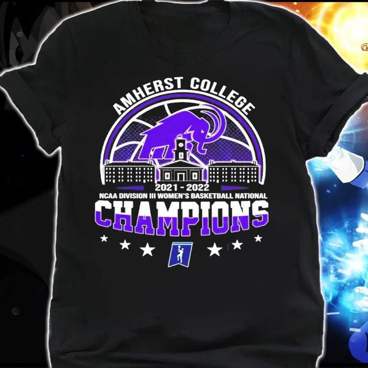 Amherst College NCAA Division III Men's Basketball National Champions 2021-2022 Shirt t-shirt shirt