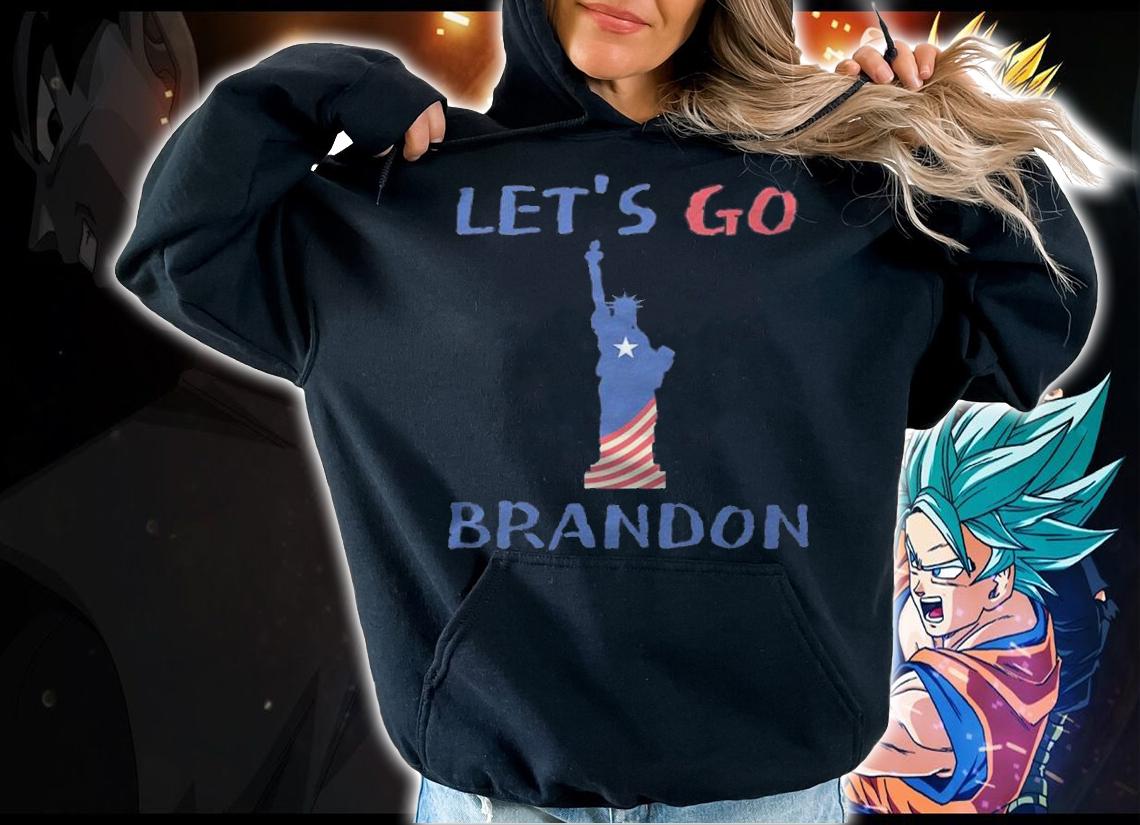 Anti Biden let's Go Brandon Liberal Impeach Biden The Statue Of Liberty T-Shirt t-shirt hoodie