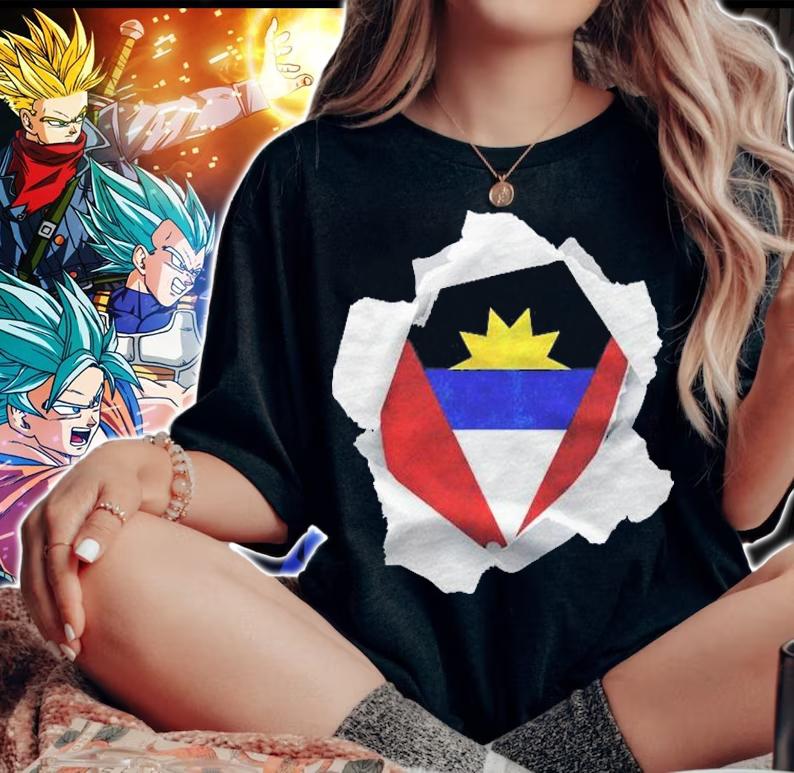 Antigua And Barbuda Flag Antiguan Gift Shirt t-shirt woman shirt
