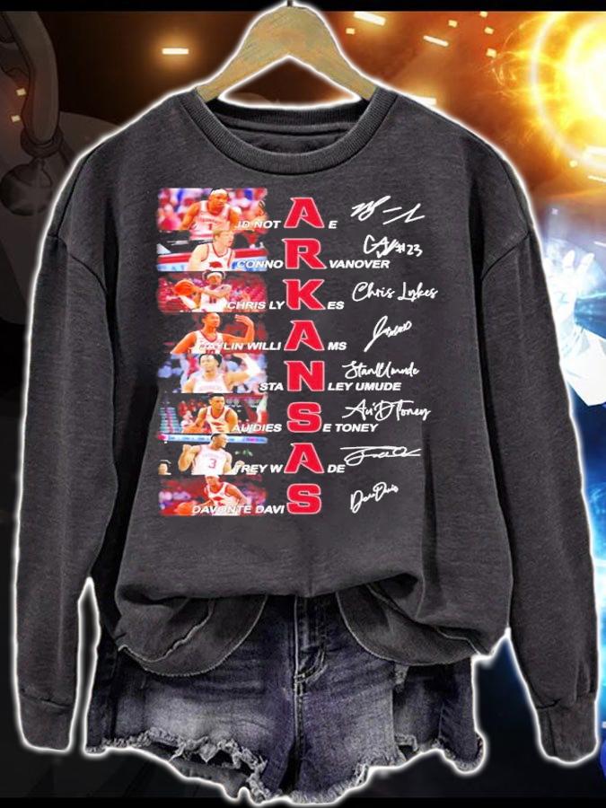 Arkansas Razorbacks Basketball Team Signatures Shirt t-shirt sweatshirt