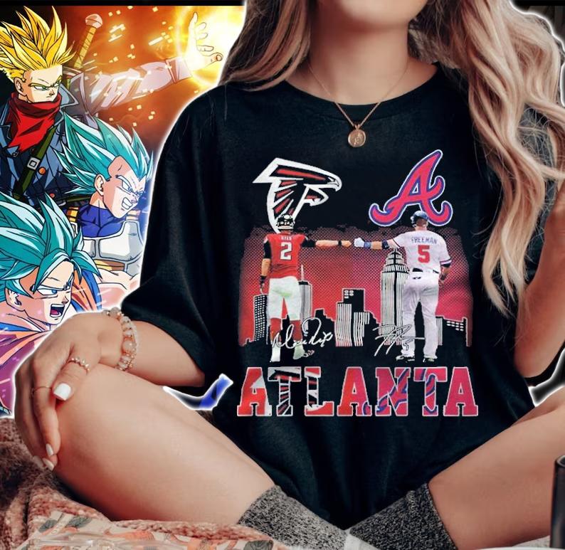 Atlanta Ryan and Freeman signatures shirt t-shirt woman shirt