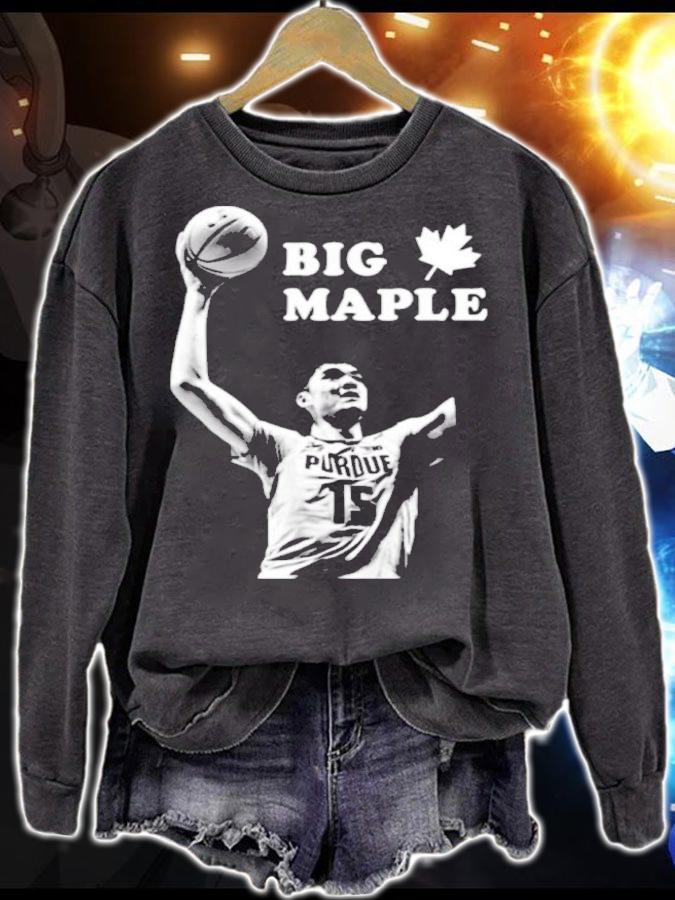 Awesome zach Edey's Mom Wearing A Zach Edey Big Maple Shirt t-shirt sweatshirt