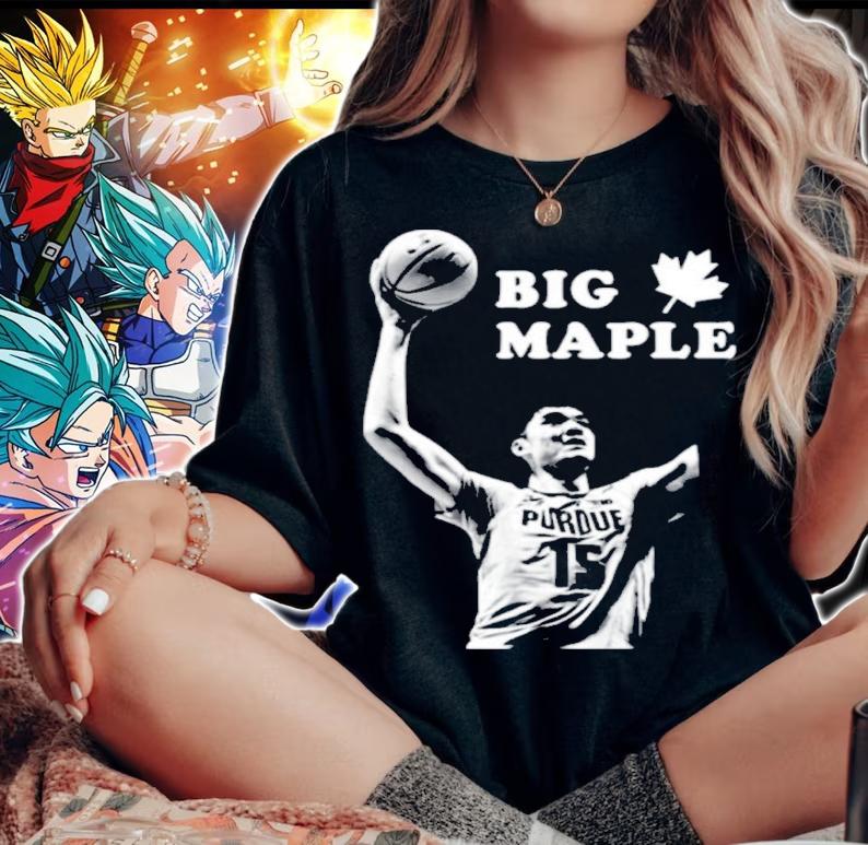 Awesome zach Edey's Mom Wearing A Zach Edey Big Maple Shirt t-shirt woman shirt