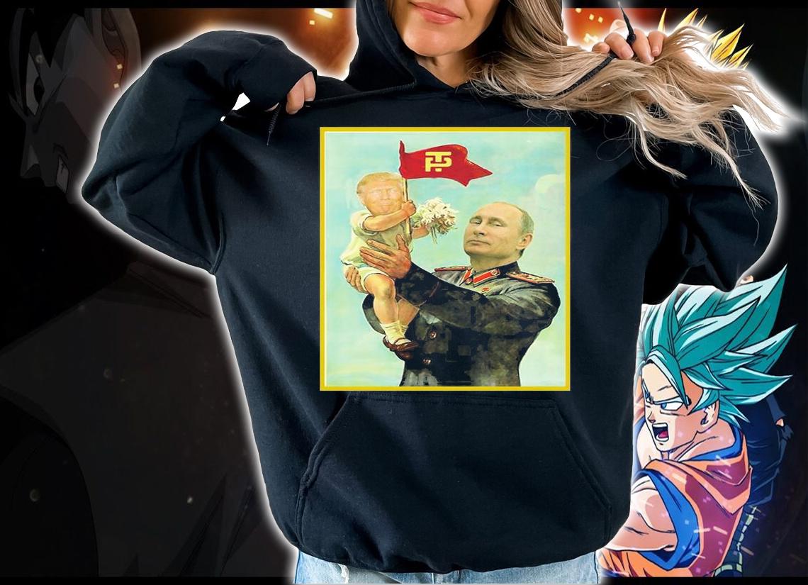 Baby Trump Putin Poster Vintage Funny T-Shirt t-shirt hoodie