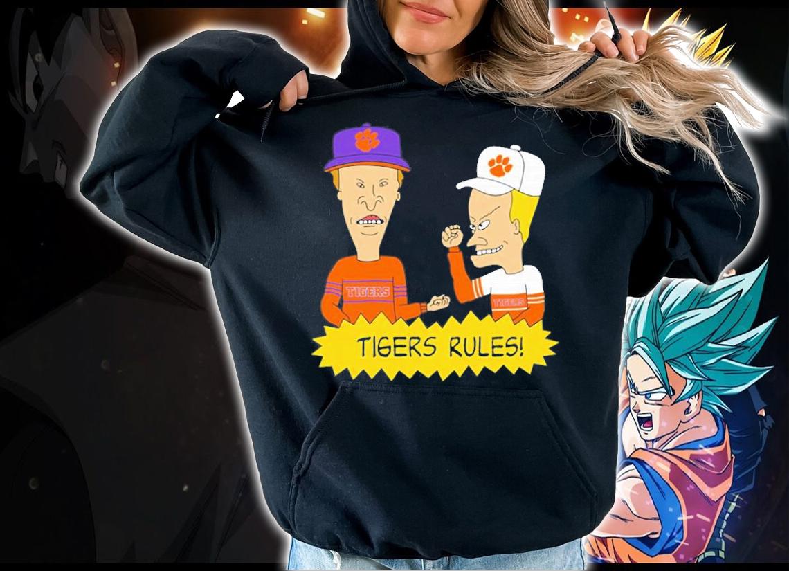 Beavis and Butt-Head Clemson Tigers Rules NCAA T-Shirt t-shirt hoodie