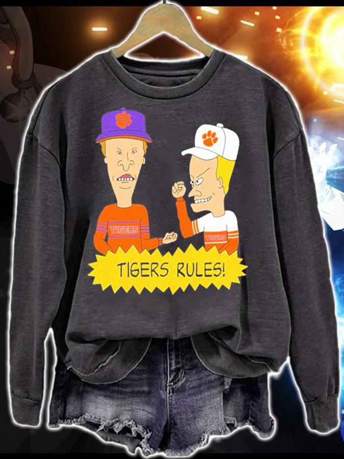 Beavis and Butt-Head Clemson Tigers Rules NCAA T-Shirt t-shirt sweatshirt