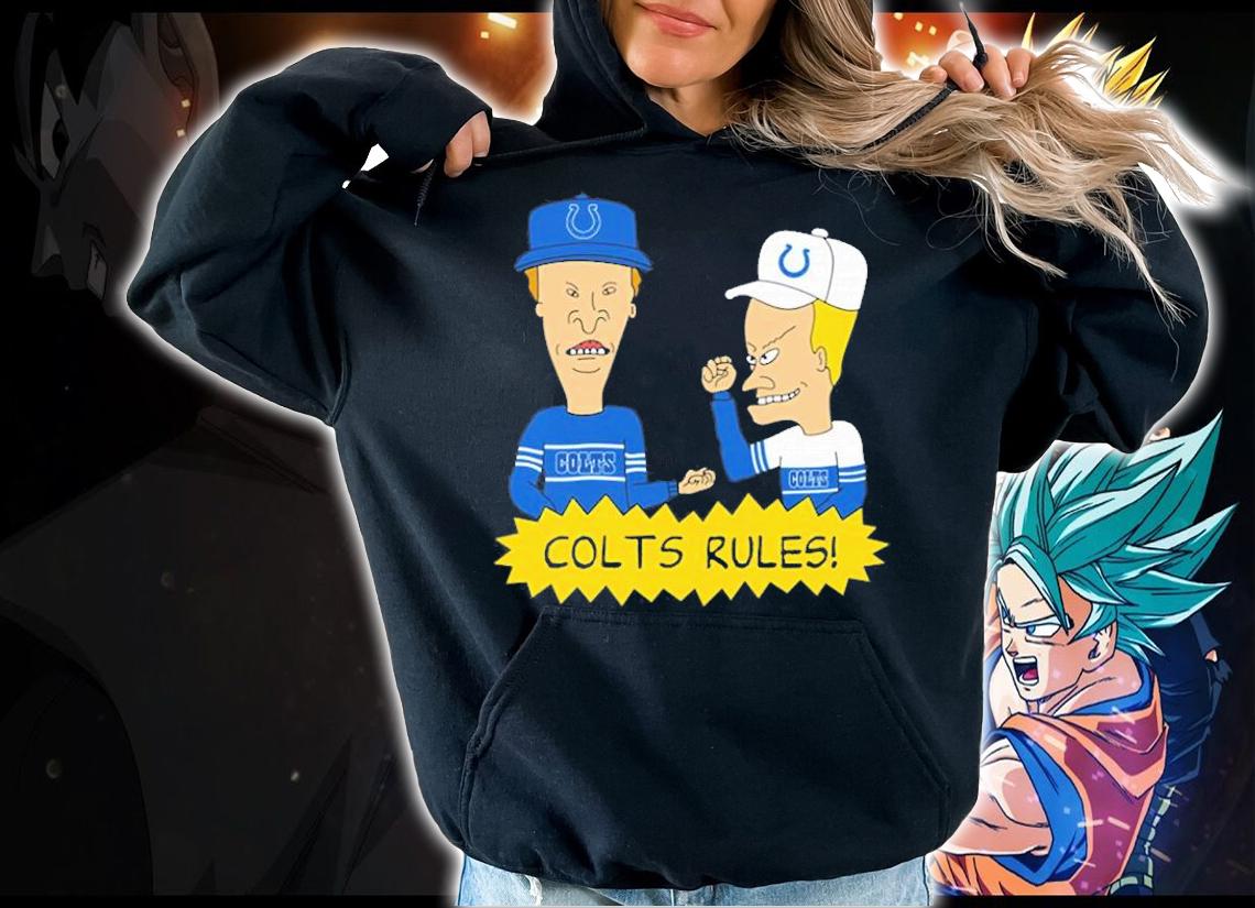 Beavis and Butt-Head Indianapolis Colts Rules NFL T-Shirt t-shirt hoodie