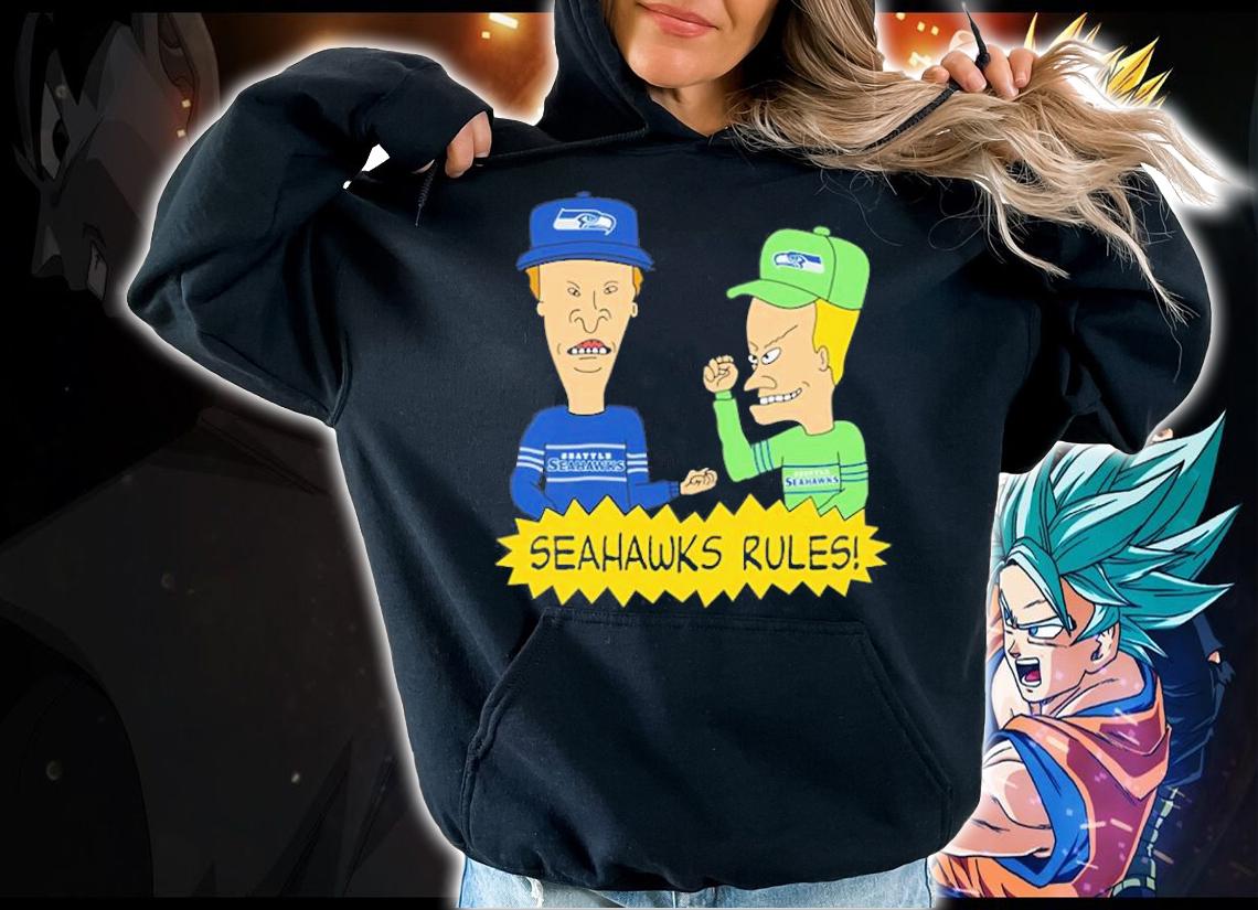 Beavis and Butt-Head Seattle Seahawks Rules NFL T-Shirt t-shirt hoodie