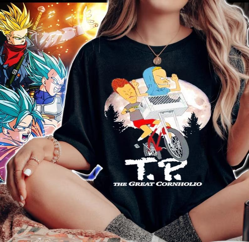 Beavis And Butthead T.P. The Great Cornholio Shirt t-shirt woman shirt