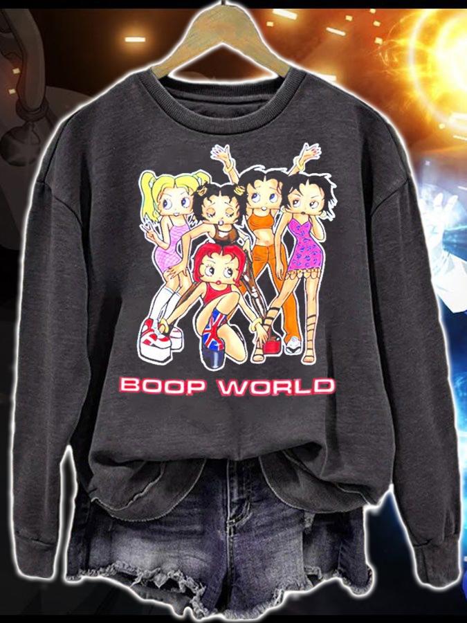 Betty Boop Spice Girls Boop World Girl Power shirt t-shirt sweatshirt