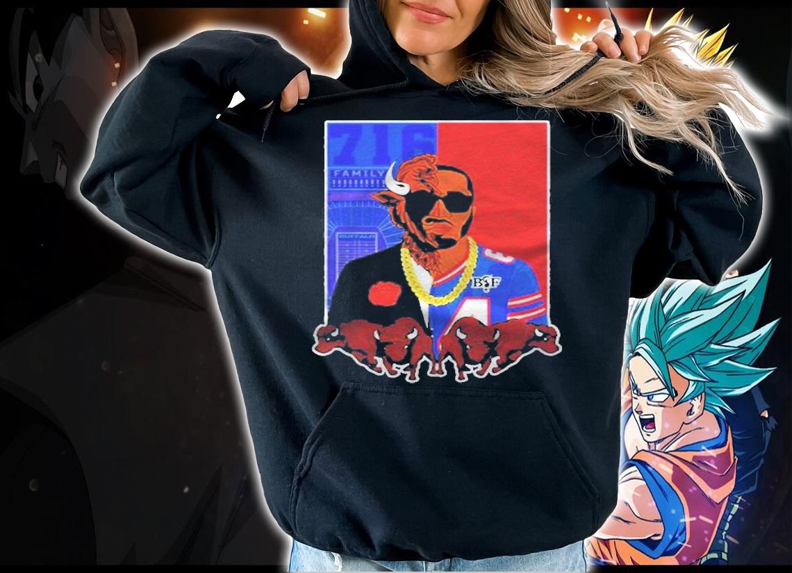 Bills And Benny Collab Split Face Maddy Glab 716 Mafia Buffalo Bills t-shirt hoodie