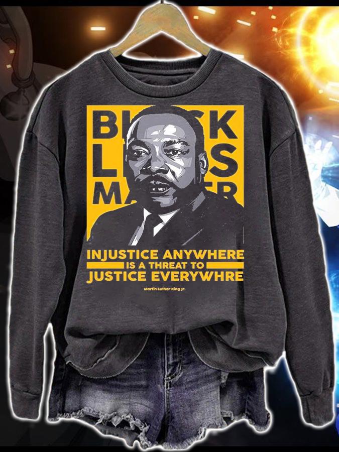 BLACK LIVES MATTER MLK t-shirt sweatshirt