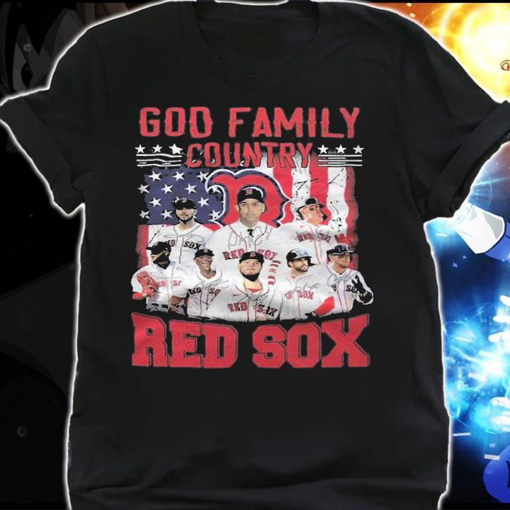 Boston Red Sox God Family Country Red Sox Shirt t-shirt shirt