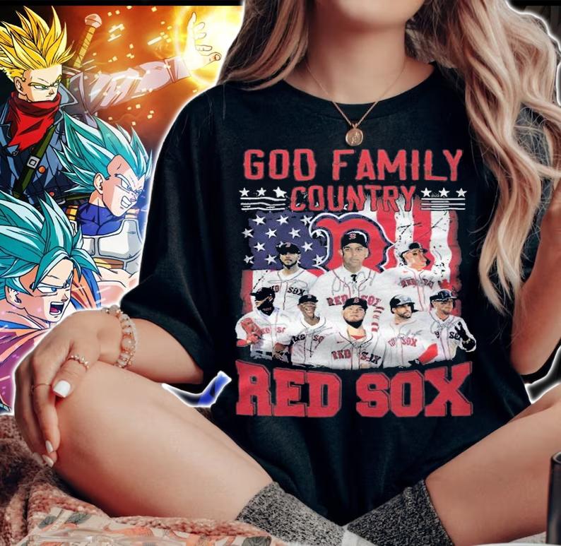 Boston Red Sox God Family Country Red Sox Shirt t-shirt woman shirt
