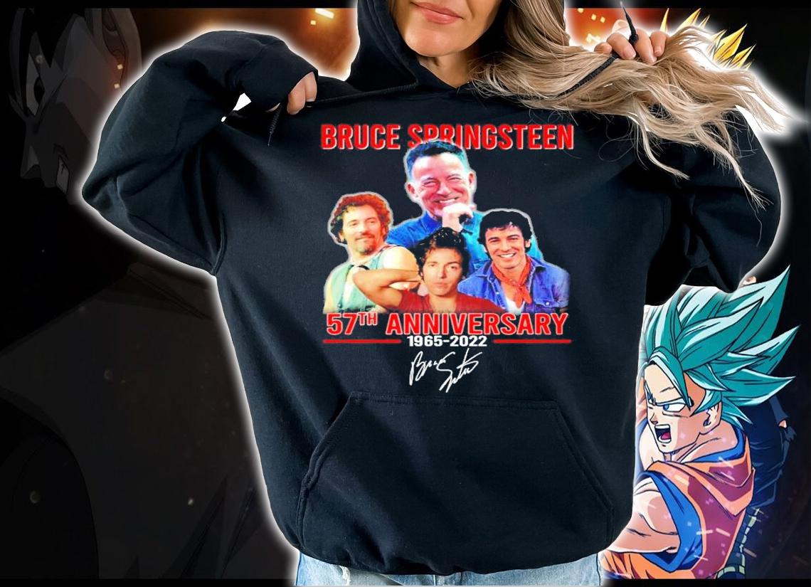 Bruce Springsteen 57th Anniversary 1965-2022 Signatures Shirt t-shirt hoodie