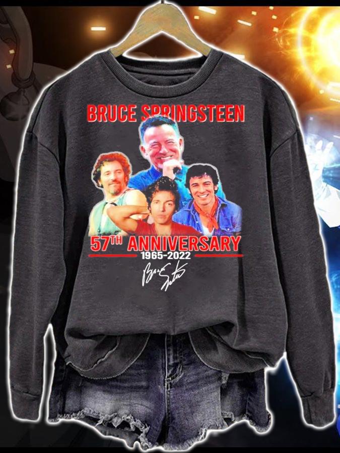 Bruce Springsteen 57th Anniversary 1965-2022 Signatures Shirt t-shirt sweatshirt