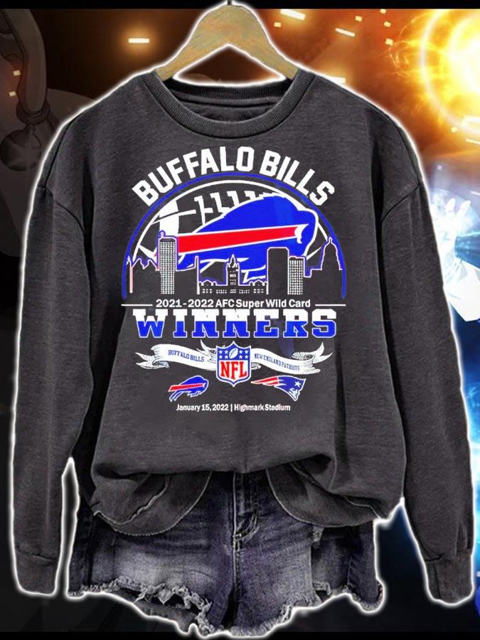 Buffalo Bills 20210-2022 AFC Super Wild Card Winner Matchups NFL Buffalo Bills Vs New England Patriots Shirt t-shirt sweatshirt