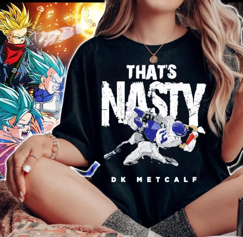 D.K. Metcalf Nasty Seattle Football Shirt t-shirt woman shirt